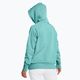 Кофта жіноча Under Armour Rival Fleece Hoodie radial turquoise/white 2