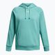 Кофта жіноча Under Armour Rival Fleece Hoodie radial turquoise/white 4