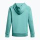 Кофта жіноча Under Armour Rival Fleece Hoodie radial turquoise/white 5