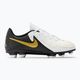 Кросівки футбольні дитячі Nike Phantom GX II Club FG/MG Junior white/metallic gold coin/black 2