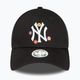 Жіноча бейсболка New Era Flower 9Forty New York Yankees чорна 2
