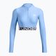 Топ для тренувань жіночий Under Armour Heat Gear Rib 1/4 Zip horizon blue/white