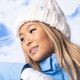 Жіноча сноубордична шапка ROXY Chloe Kim Beanie яскраво-біла 7