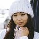 Жіноча сноубордична шапка ROXY Chloe Kim Beanie яскраво-біла 8