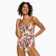Жіночий суцільний купальник ROXY Printed Beach Classics Lace UP антрацитовий пальмова пісня с 2