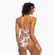 Жіночий суцільний купальник ROXY Printed Beach Classics Lace UP антрацитовий пальмова пісня с 4