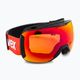 Гірськолижні окуляри UVEX Downhill 2100 CV S2 чорні блискучі/дзеркально-червоні/помаранчеві