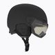 Гірськолижний шолом UVEX Wanted Visor Pro V чорний матовий/варіоматовий дим 4