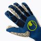 Рукавиці воротарські Uhlsport Hyperact Supergrip+ Finger Surround блакитно-білі 101123101 3
