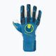 Рукавиці воротарські Uhlsport Hyperact Absolutgrip Finger Surround блакитно-білі 101123401 4