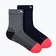 Шкарпетки для трекінгу жіночі Salewa MTN TRN AM чорно-сірі 69031 5