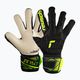 Воротарські рукавиці Reusch Attrakt Freegel Gold Finger Support Junior чорні/безпечно-жовті
