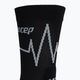 Компресійні шкарпетки для бігу чоловічі CEP Heartbeat чорні WP3CKC2 3