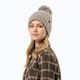 Жіноча зимова шапка Jack Wolfskin Highloft Knit Beanie пильно-сіра 7