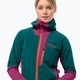 Жіноча куртка з софтшелу Jack Wolfskin Alpspitze Hoody морська зелена 3