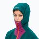 Жіноча куртка з софтшелу Jack Wolfskin Alpspitze Hoody морська зелена 4