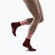Шкарпетки компресійні бігові жіночі CEP 4.0 Mid Cut rose/dark red 5