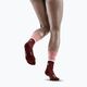Шкарпетки компресійні бігові жіночі CEP 4.0 Mid Cut rose/dark red 6