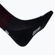 Шкарпетки компресійні жіночі CEP Infrared Recovery black/red 8