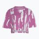 Футболка жіноча adidas Thebe Magugu Allover Print Crop Tee semi pulse lilac/white