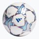 футбольні кросівки adidas UCL League 23/24 білі/сріблястий металік/яскраво-блакитний/королівський синій розмір 4 2
