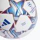 Футбольний м'яч adidas UCL League 23/24 білий/сріблястий металік/яскраво-блакитний розмір 5 4