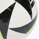 М'яч футбольний adidas Fussballiebe Club white/black/solar green розмір 5 4