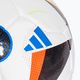 М'яч футбольний adidas Fussballliebe Pro Sala Euro 2024 white/black/glow blue розмір 4 3