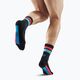Шкарпетки компресійні бігові чоловічі CEP Miami Vibes 80's black/blue/pink 3