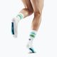 Шкарпетки компресійні бігові чоловічі CEP Miami Vibes 80's white/green aqua 3