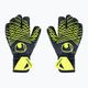 Рукавиці воротарські uhlsport Prediction Soft Pro black/white/fluo orange