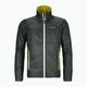 Гібридна куртка чоловіча ORTOVOX Swisswool Piz Boval зелена двостороння 6114100052 3