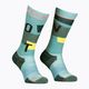 Шкарпетки лижні  жіночі ORTOVOX Freeride Long Socks Cozy ice waterfall 5