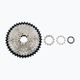 Касета велосипедна 10 зірок Shimano CS-HG500 11-32 срібляста ICSHG50010132 4