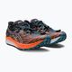 Кросівки бігові жіночі ASICS Fujispeed black/nova orange 9