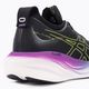 Жіночі бігові кросівки ASICS Gel-Nimbus 25 чорні/світло-жовті 9