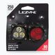 Набір велосипедних ліхтариків Lezyne set ZECTO DRIVE, usb LZN-1-LED-8P-V304