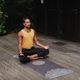 Килимок для йоги (для подорожей)  Yoga Design Lab Combo Yoga 1,5 мм чорний Mandala Black 6