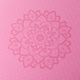 Килимок для йоги  Yoga Design Lab Flow Pure 6 мм рожевий Mandala Rose 4