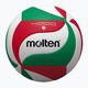 М'яч для волейболу Molten V4M4000-4 white/green/red розмір 4 4