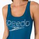 Купальник суцільний жіночий Speedo Logo Deep U-Back блакитний 68-12369G711 8