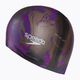 Шапочка для плавання Speedo Long Hair Printed чорно-фіолетова 68-11306 2