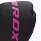 Рукавиці боксерські RDX F6 чорно-рожеві BGR-F6MP 6