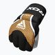 Рукавички RDX Grappling Gloves Aura Plus T-17 золотисті 2