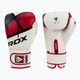 Рукавиці боксерські RDX біло-червоні BGR-F7R 3