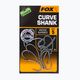 Гачки коропові Fox International Edges Armapoint Curve Shank Size сірі CHK195 2