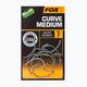 Гачки коропові Fox International Edges Armapoint Curve Shank Medium сірі CHK203 2
