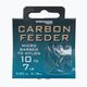 Поводок для methody Drennan Carbon Feeder гачок + волосінь 8 шт. коричневий HNCFDM016