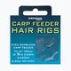 Поводок для methody Drennan Carp Feeder Hair Rigs з вушком гачок + волосінь 8 шт. прозорий HNHCFD016