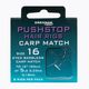 Поводок для methody Pushstop H'rig Carp Method ze stoperem гачок + волосінь 8 шт. прозорий HNQCMA016